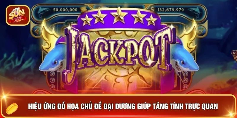 Hiệu ứng đồ họa chủ đề đại dương giúp tăng tính trực quan